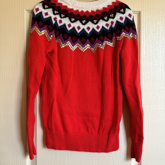 Old Navy women’s holiday sweater with sequins - Picture 4 of 4